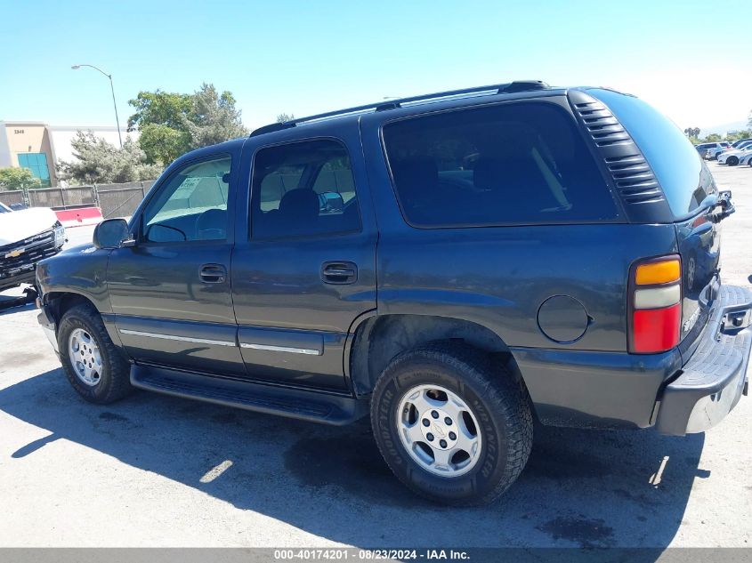 2004 Chevrolet Tahoe Ls VIN: 1GNEC13V54R117334 Lot: 40174201