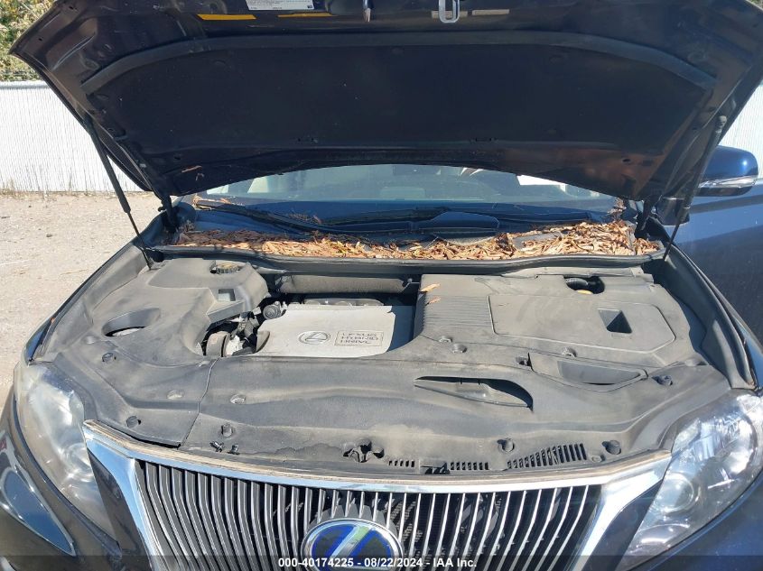 2010 Lexus Rx 450H VIN: JTJBC1BA0A2026516 Lot: 40174225