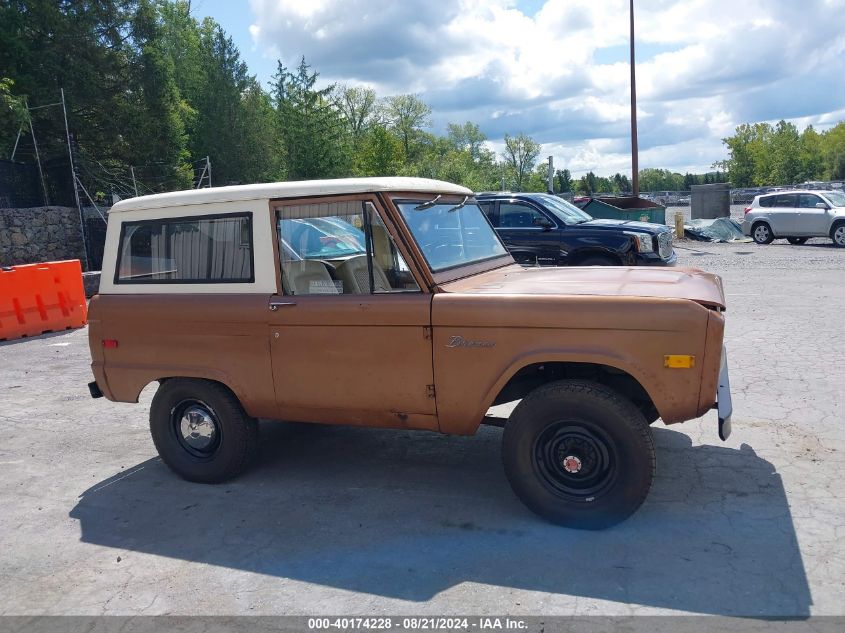 1976 Ford Bronco VIN: U15GLA84908 Lot: 40174228