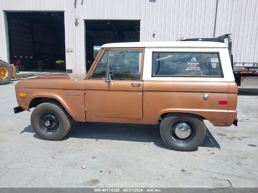 1976 Ford Bronco VIN: U15GLA84908 Lot: 40174228