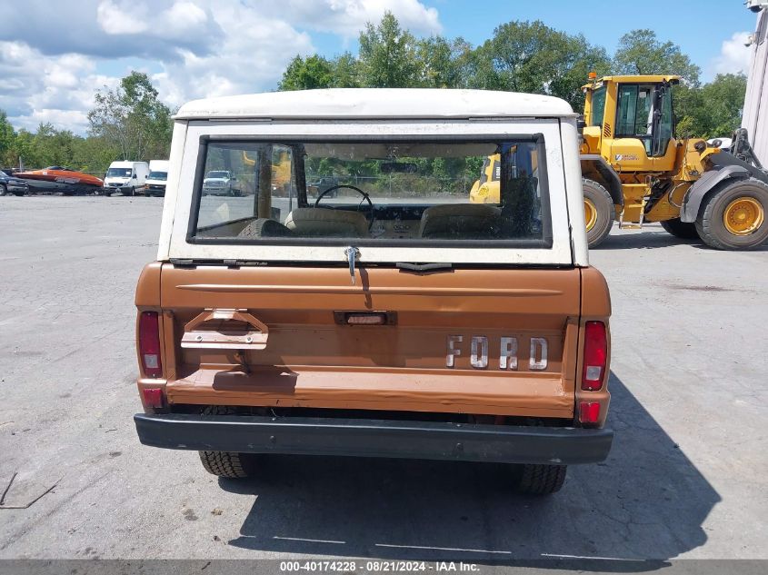 1976 Ford Bronco VIN: U15GLA84908 Lot: 40174228