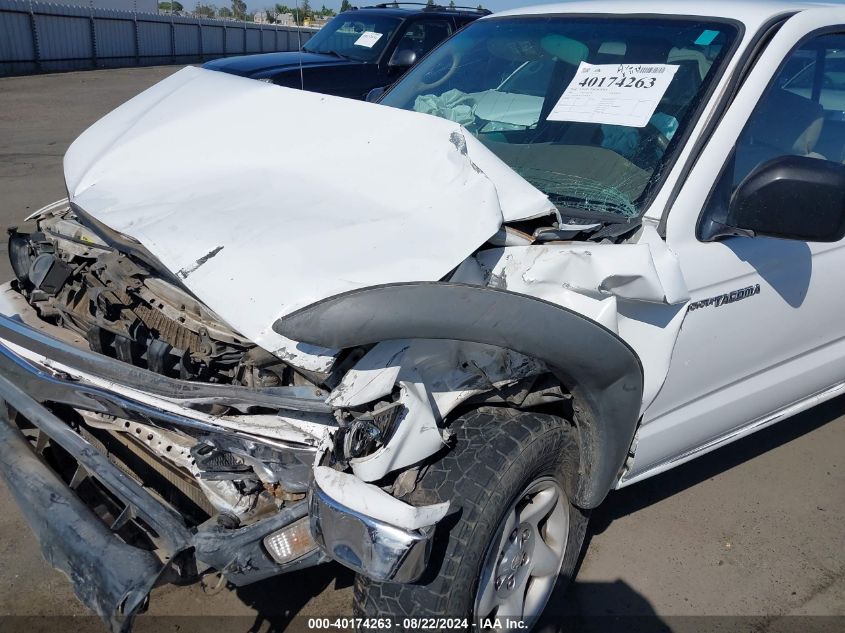 2002 Toyota Tacoma Prerunner V6 VIN: 5TESN92N42Z105425 Lot: 40174263