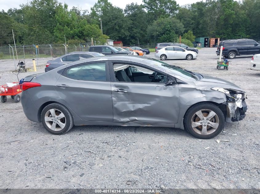 2013 Hyundai Elantra Gls VIN: KMHDH4AEXDU580704 Lot: 40174314