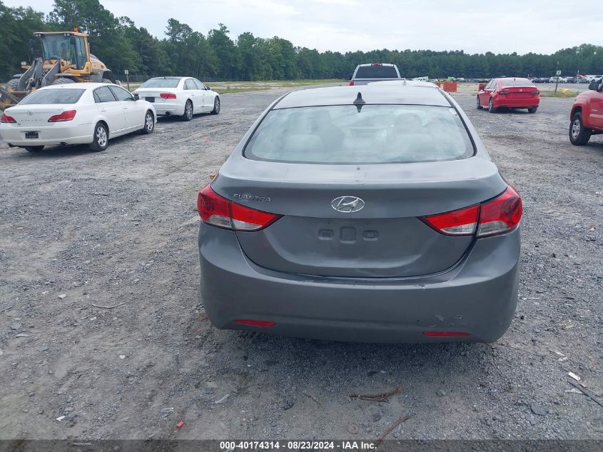 2013 Hyundai Elantra Gls VIN: KMHDH4AEXDU580704 Lot: 40174314