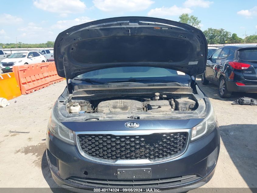 VIN KNDMB5C14G6089768 2016 KIA Sedona, LX no.10