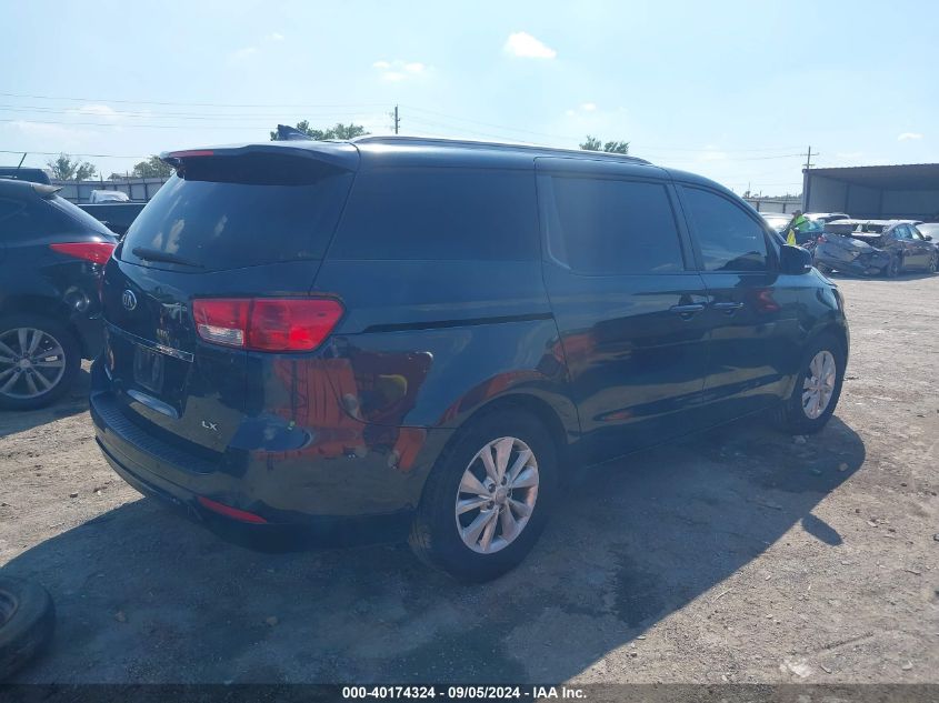 VIN KNDMB5C14G6089768 2016 KIA Sedona, LX no.4