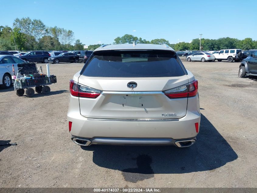 2016 Lexus Rx 350 VIN: 2T2ZZMCA1GC019757 Lot: 40174337