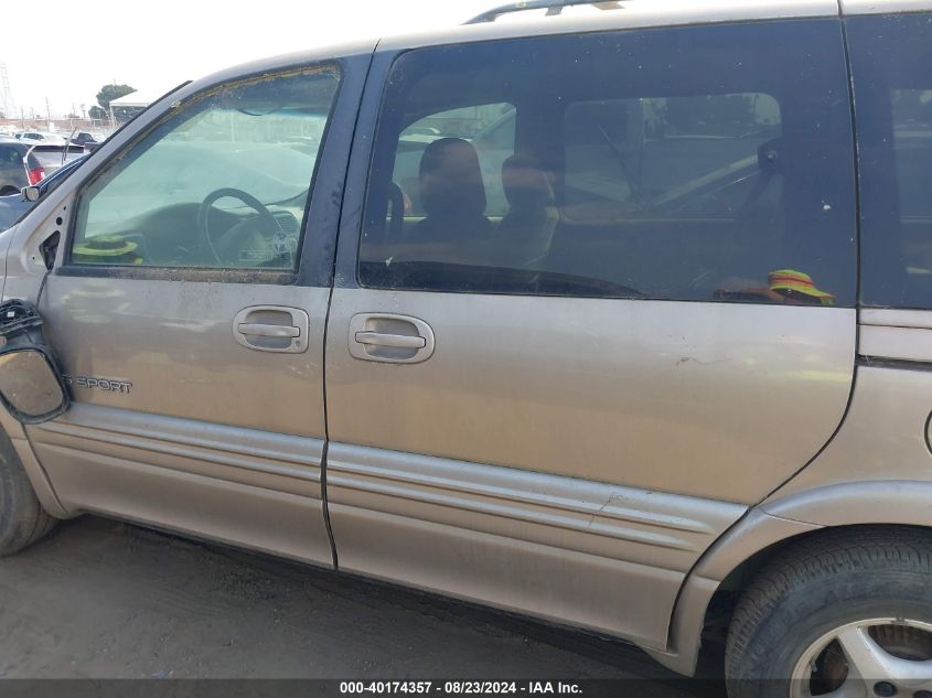 1998 Pontiac Trans Sport VIN: 1GMDU03E8WD210839 Lot: 40174357