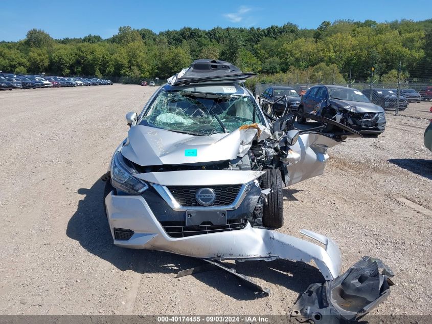 2021 Nissan Versa Sv Xtronic Cvt VIN: 3N1CN8EV6ML878416 Lot: 40174455