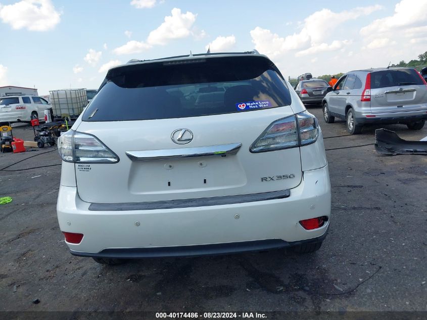 2012 Lexus Rx 350 VIN: 2T2ZK1BA3CC072572 Lot: 40174486