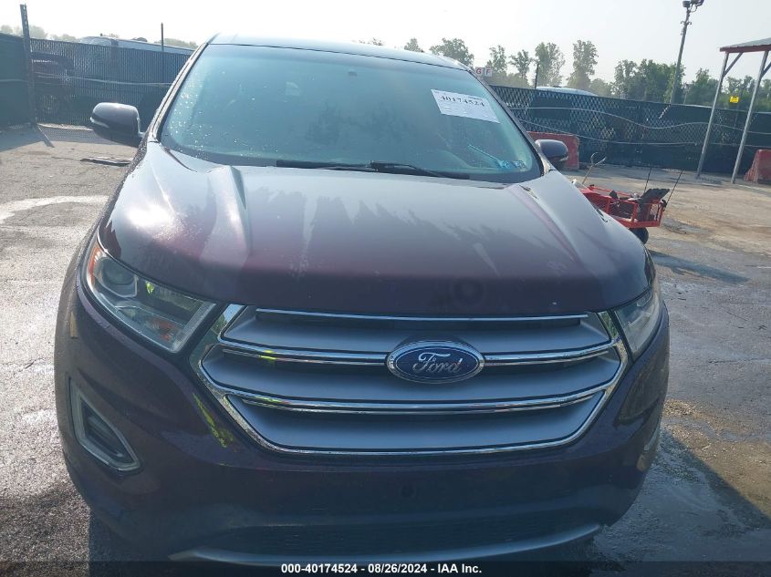 2018 Ford Edge Sel VIN: 2FMPK4J96JBC18114 Lot: 40174524