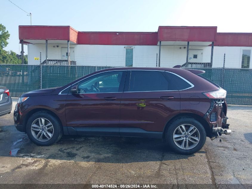 2018 Ford Edge Sel VIN: 2FMPK4J96JBC18114 Lot: 40174524