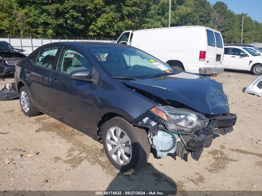 2016 TOYOTA COROLLA LE - 5YFBURHE3GP537849