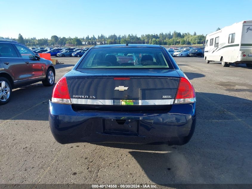 2008 Chevrolet Impala Ls VIN: 2G1WB55K889160293 Lot: 40174558