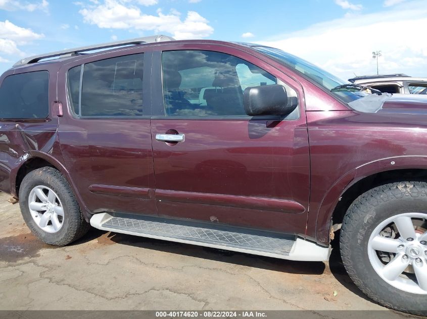 2014 Nissan Armada Sv VIN: 5N1BA0ND7EN600196 Lot: 40174620