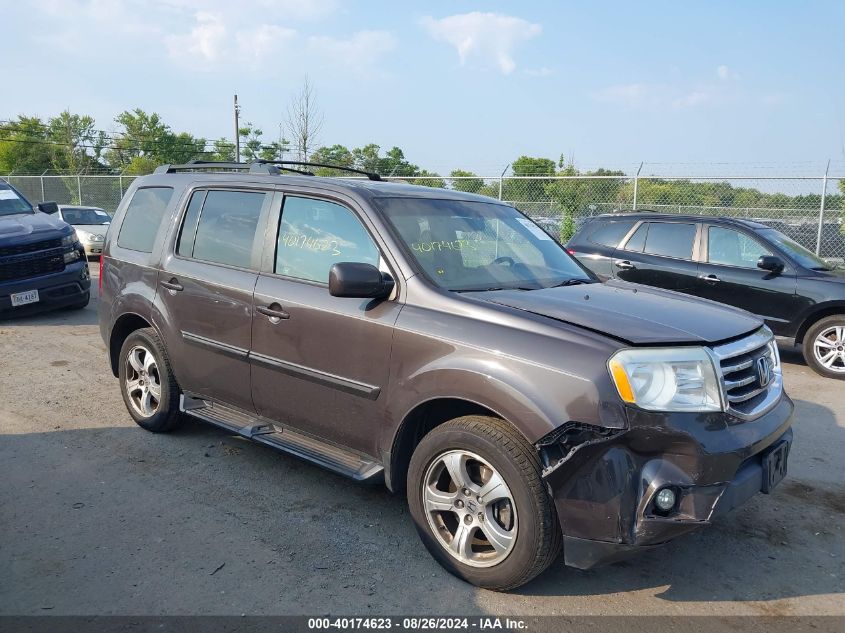 2012 Honda Pilot Ex-L VIN: 5FNYF4H60CB016223 Lot: 40174623