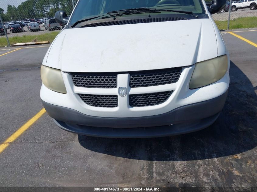 2002 Dodge Caravan Se VIN: 1B4GP25322B700535 Lot: 40174673