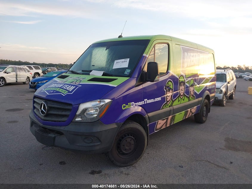 2016 Mercedes-Benz Sprinter 2500 Normal Roof VIN: WD3PE7DD7GP256296 Lot: 40174681