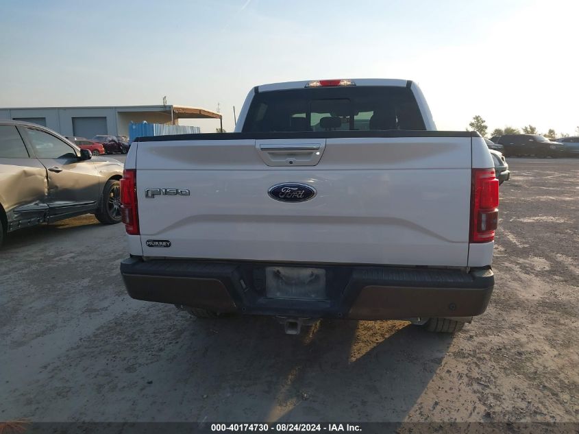 2017 Ford F-150 Lariat VIN: 1FTEW1CG4HKE49622 Lot: 40174730