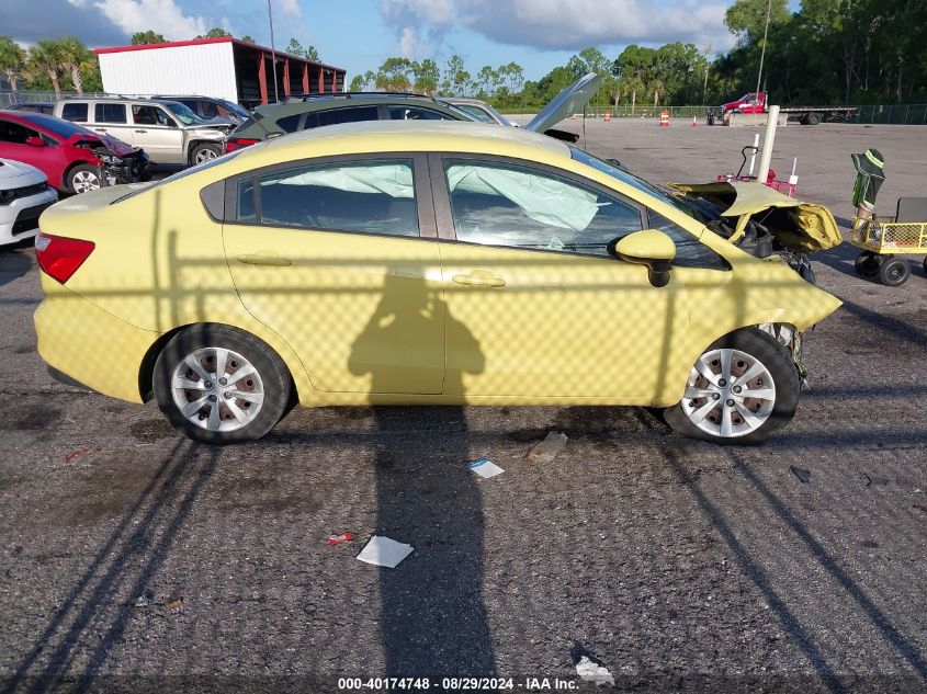 2016 Kia Rio Lx VIN: KNADM4A39G6548203 Lot: 40174748