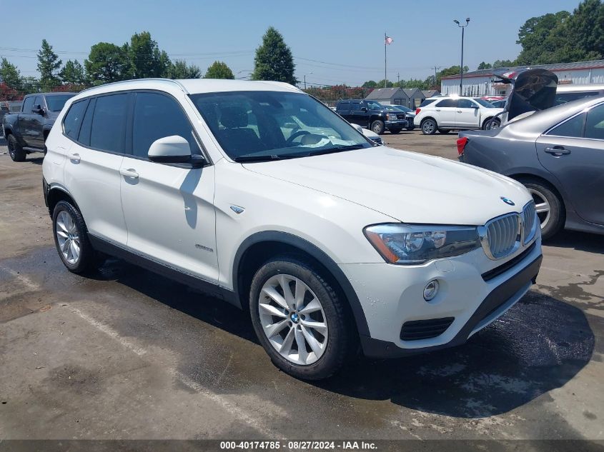 2017 BMW X3 XDRIVE28I - 5UXWX9C5XH0T05128