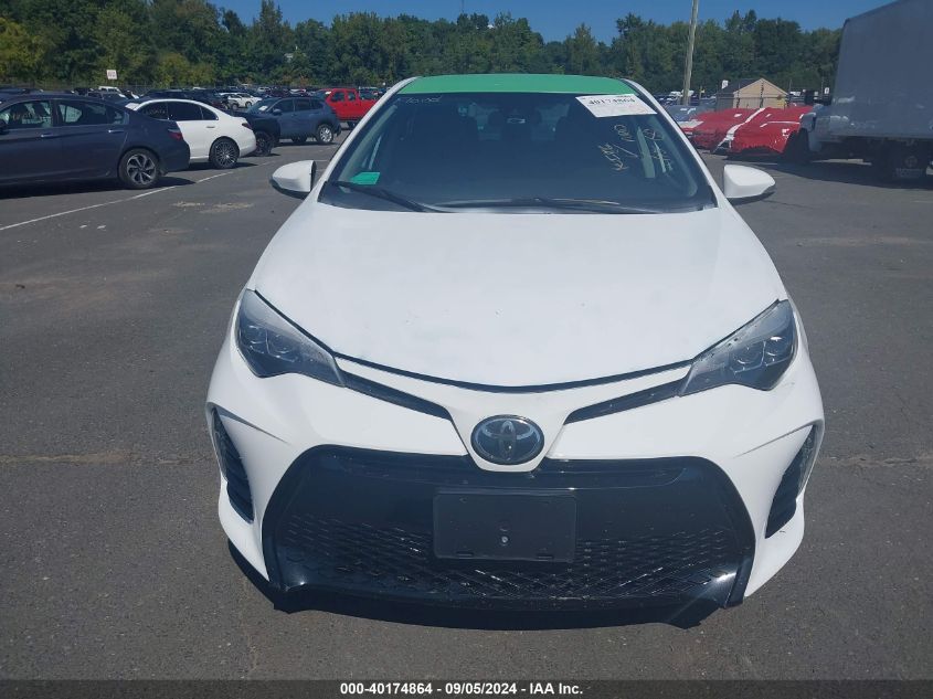 2017 Toyota Corolla Se VIN: 2T1BURHE6HC896484 Lot: 40174864