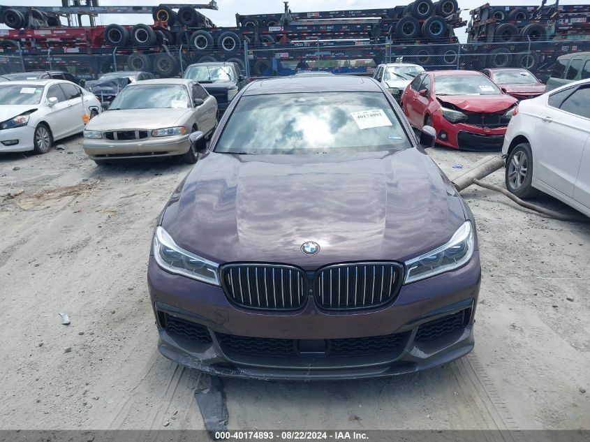 2018 BMW 750I VIN: WBA7F0C58JGM23869 Lot: 40174893