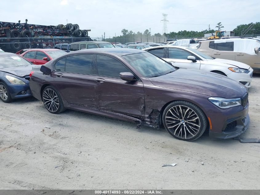 2018 BMW 750I VIN: WBA7F0C58JGM23869 Lot: 40174893