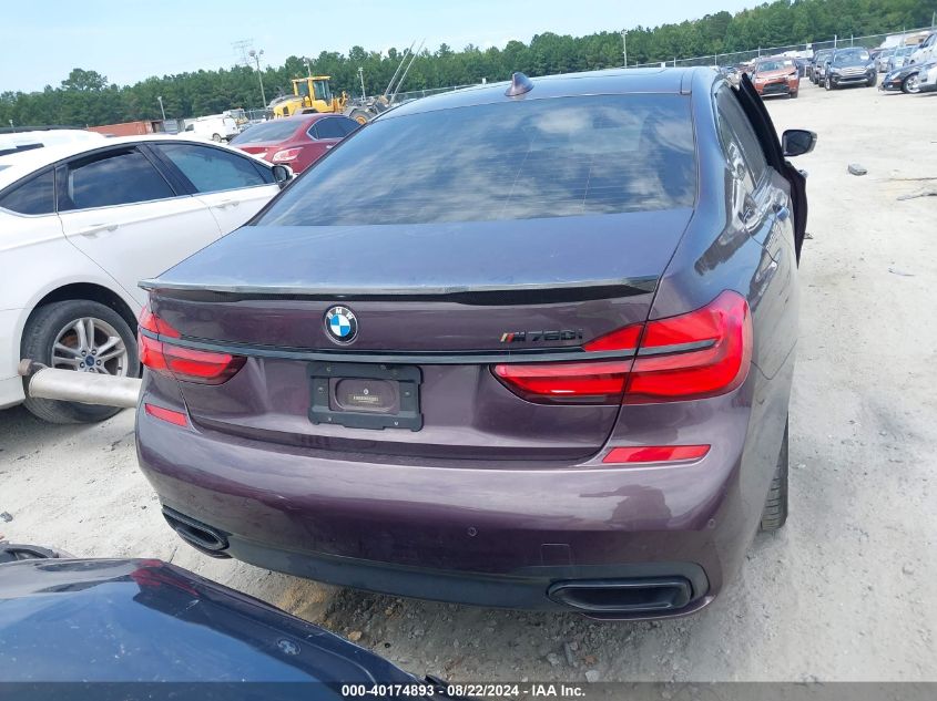 2018 BMW 750I VIN: WBA7F0C58JGM23869 Lot: 40174893