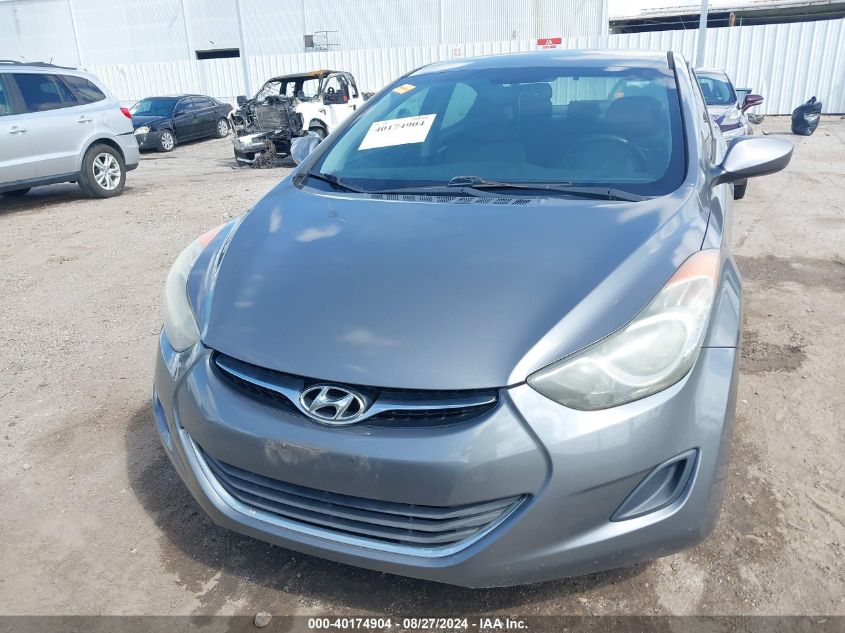 2013 Hyundai Elantra Gls VIN: 5NPDH4AE3DH166436 Lot: 40174904