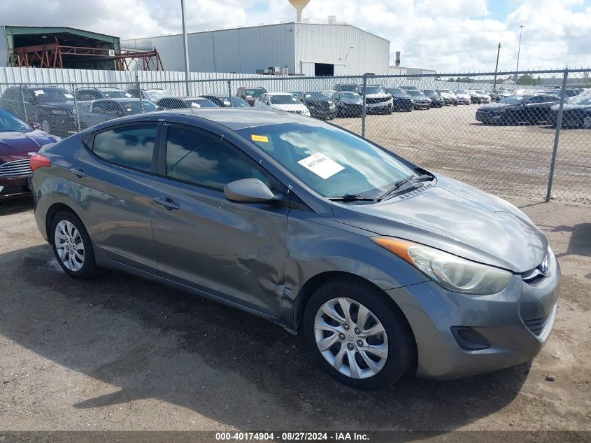 2013 Hyundai Elantra Gls VIN: 5NPDH4AE3DH166436 Lot: 40174904