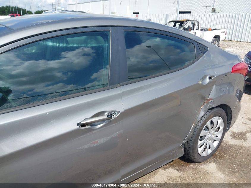 2013 Hyundai Elantra Gls VIN: 5NPDH4AE3DH166436 Lot: 40174904