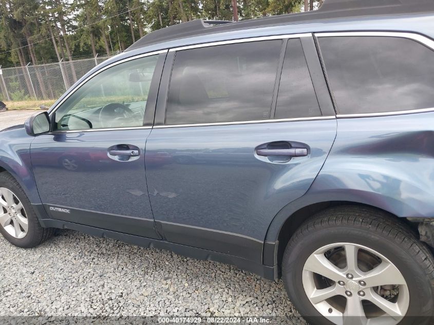 2013 Subaru Outback 2.5I Limited VIN: 4S4BRBKC1D3313639 Lot: 40174929