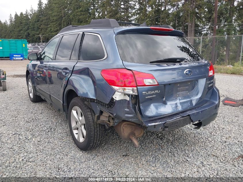 2013 Subaru Outback 2.5I Limited VIN: 4S4BRBKC1D3313639 Lot: 40174929