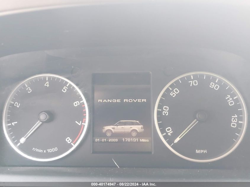 2011 Land Rover Range Rover Sport Hse VIN: SALSK2D4XBA706992 Lot: 40174947