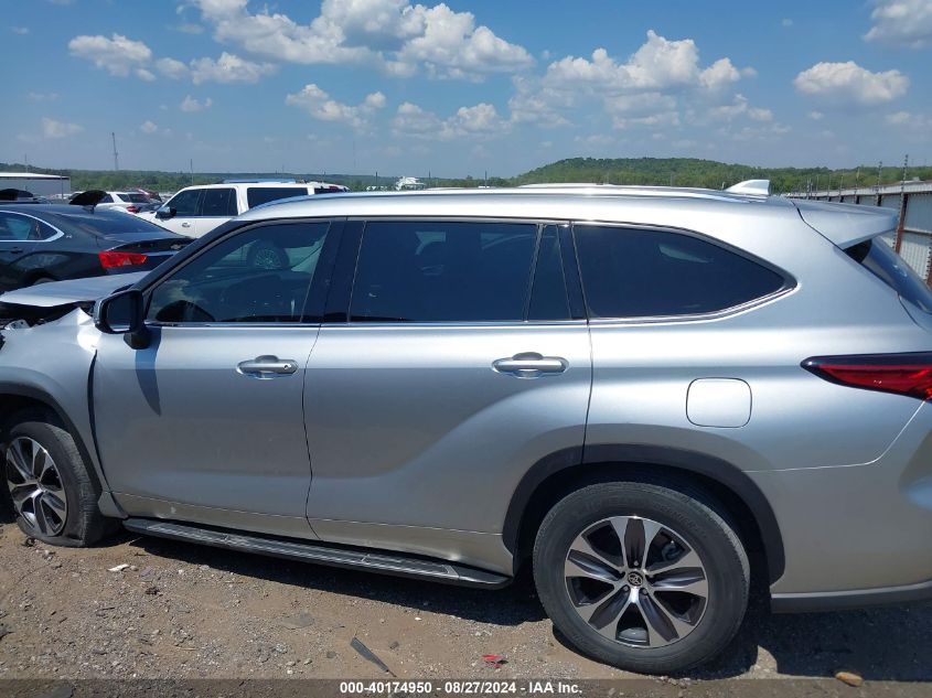 2021 Toyota Highlander Xle VIN: 5TDGZRAH3MS519625 Lot: 40174950