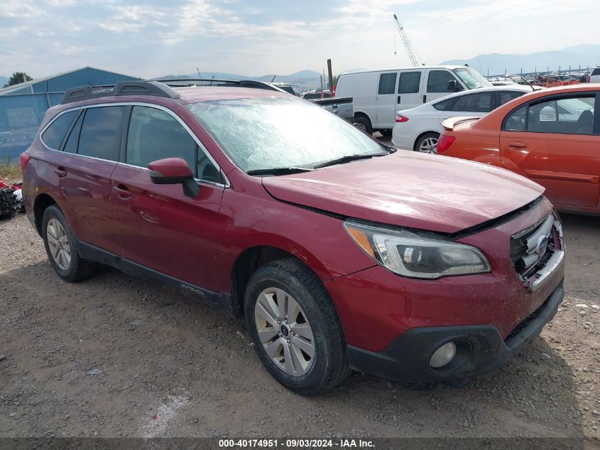 2017 Subaru Outback 2.5I Premium VIN: 4S4BSAFC9H3256623 Lot: 40174951