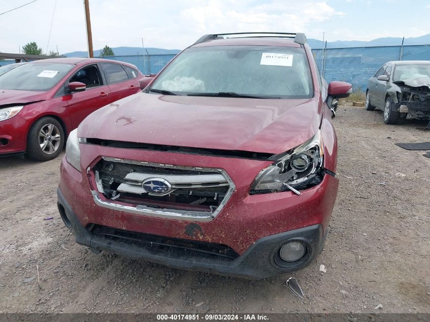 2017 Subaru Outback 2.5I Premium VIN: 4S4BSAFC9H3256623 Lot: 40174951