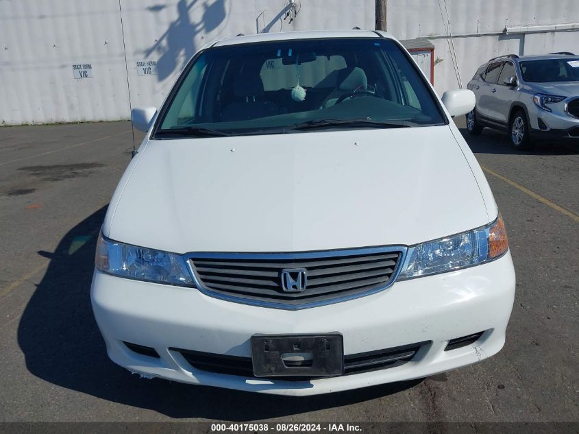 2001 Honda Odyssey Ex VIN: 2HKRL18611H560529 Lot: 40175038