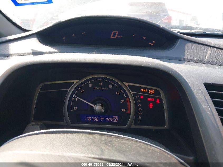 2009 Honda Civic Lx-S VIN: 2HGFA16679H528573 Lot: 40175052