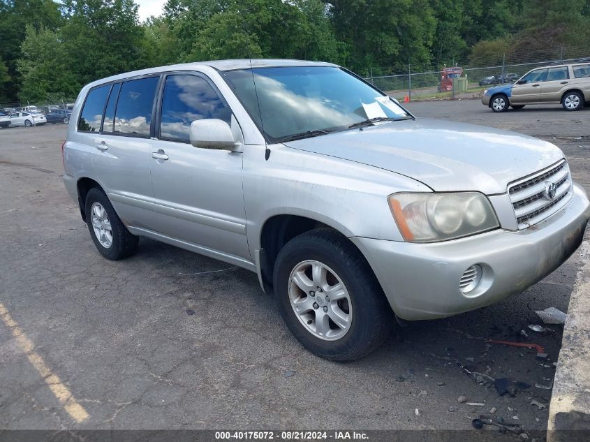 2002 Toyota Highlander VIN: JTEGD21A120021928 Lot: 40175072