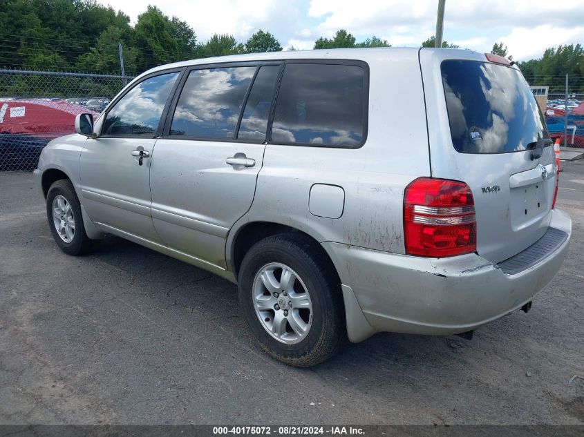 2002 Toyota Highlander VIN: JTEGD21A120021928 Lot: 40175072