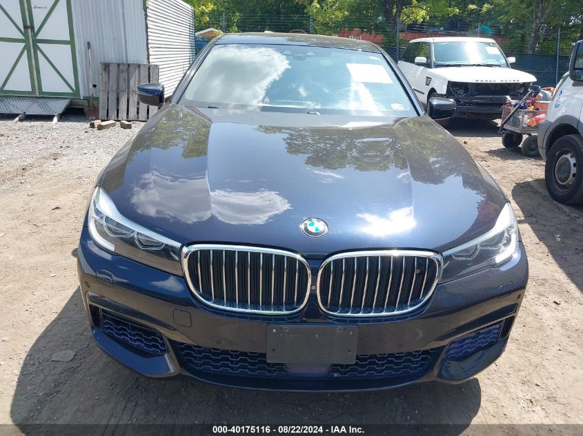 2017 BMW 740E xDrive Iperformance VIN: WBA7J2C30HG497838 Lot: 40175116