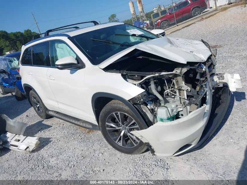 2016 TOYOTA HIGHLANDER XLE V6 - 5TDKKRFH1GS122281