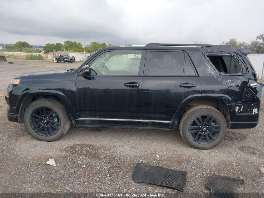 2021 Toyota 4Runner Nightshade Special Edition VIN: JTEJU5JRXM5945643 Lot: 40175161