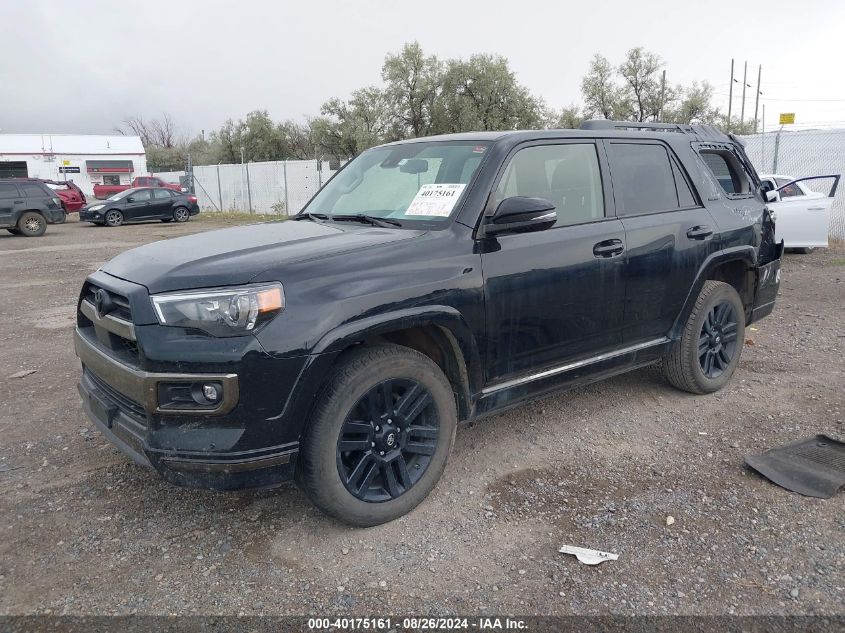 2021 Toyota 4Runner Nightshade Special Edition VIN: JTEJU5JRXM5945643 Lot: 40175161