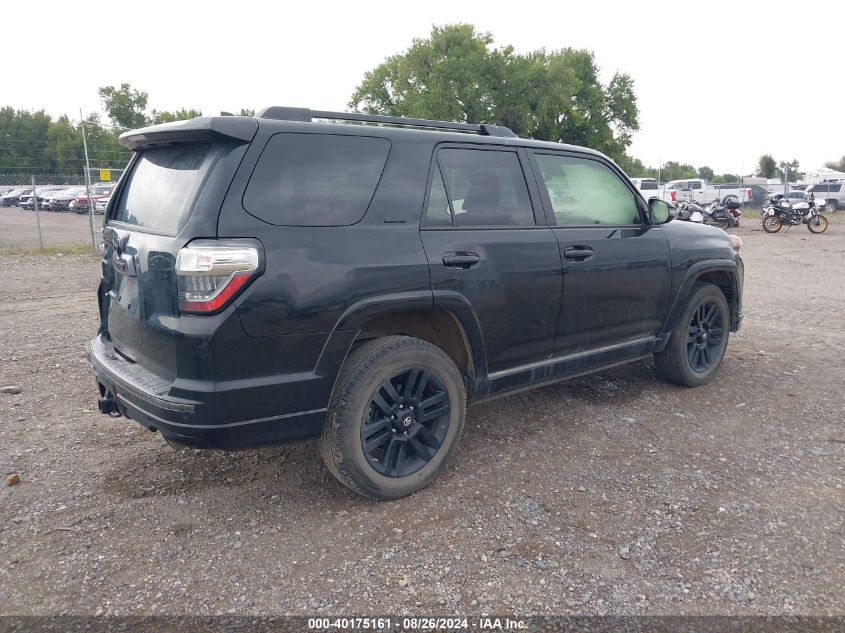 2021 Toyota 4Runner Nightshade Special Edition VIN: JTEJU5JRXM5945643 Lot: 40175161