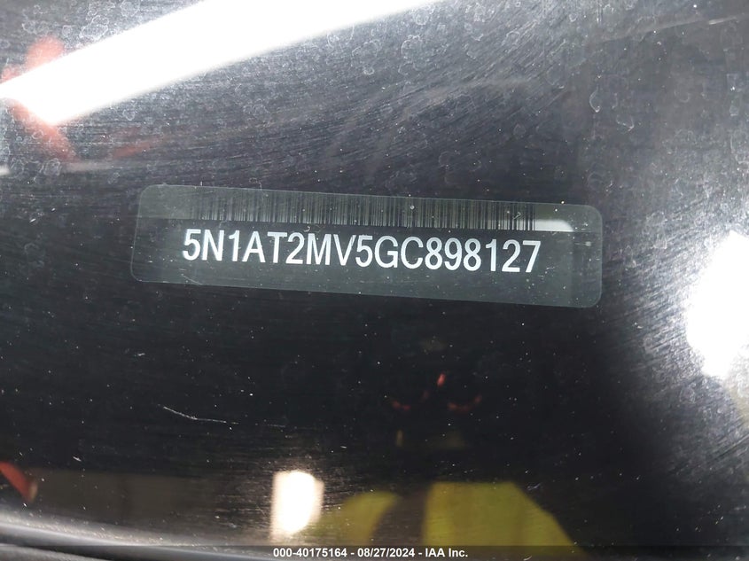 2016 NISSAN ROGUE SV - 5N1AT2MV5GC898127