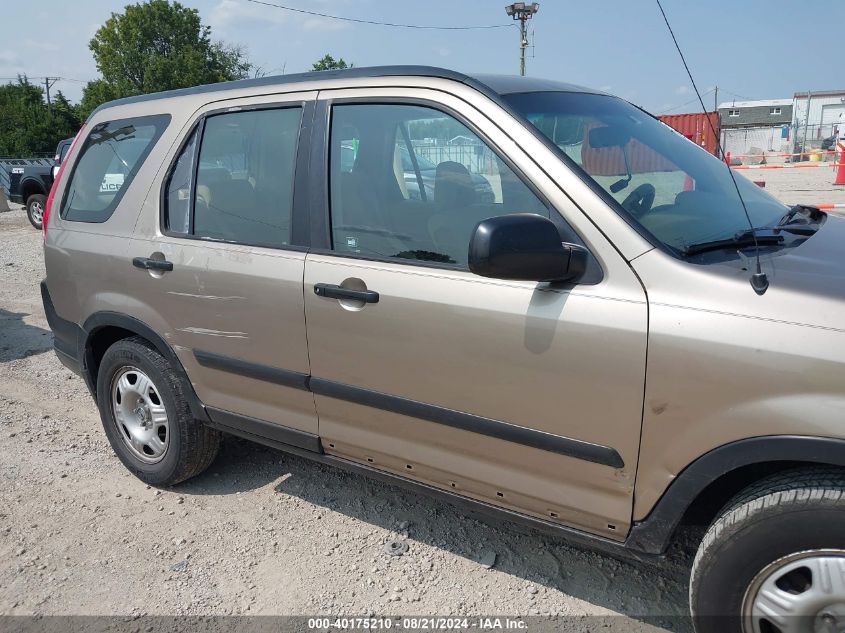 2005 Honda Cr-V Lx VIN: JHLRD68505C011104 Lot: 40175210