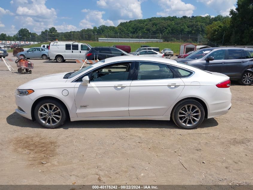 2018 FORD FUSION ENERGI SE LUXURY - 3FA6P0PU9JR188913